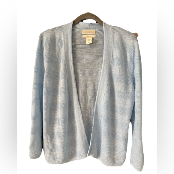 Cynthia Rowley Sweaters - Cynthia Rowley 100% Linen Open Knit Cardigan Sweater M